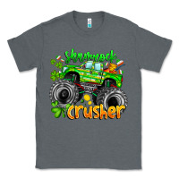 Charcoal Heather Shamrock Crusher Classic Tee - CowhideDigitalArt