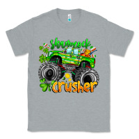 Heather Grey Shamrock Crusher Classic Tee - CowhideDigitalArt