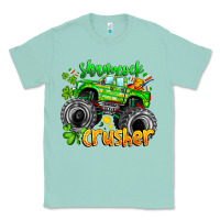Seafoam Shamrock Crusher Classic Tee - CowhideDigitalArt