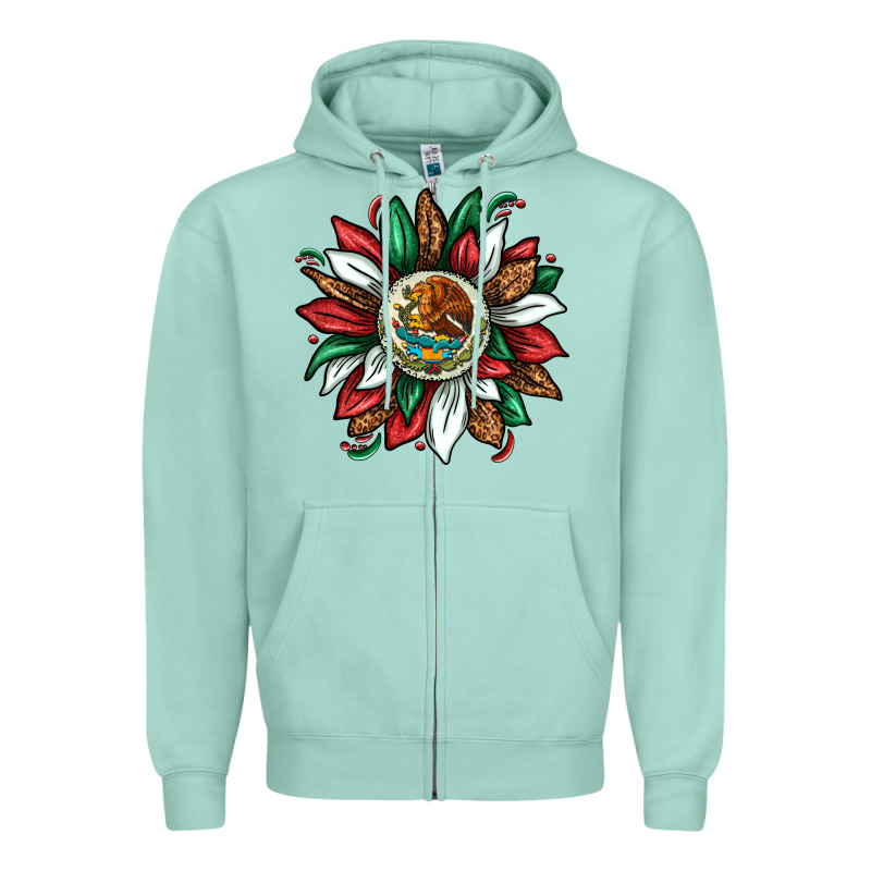 Mexican Sunflower Zipper Hoodie by texasbilliewilder | Teevron
