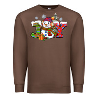 Christmas Joy Snowman Premium Sweatshirt | Teevron