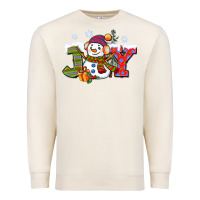 Sandshell christmas joy snowman Premium Sweatshirt - CowGirlArtShop