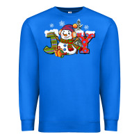 True Royal christmas joy snowman Premium Sweatshirt - CowGirlArtShop
