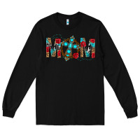 Black Western Mom With Cross Long Sleeve Tee - BundleAndBundleShop