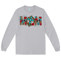 Moon Dust Western Mom With Cross Long Sleeve Tee - BundleAndBundleShop