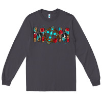Smoke Western Mom With Cross Long Sleeve Tee - BundleAndBundleShop