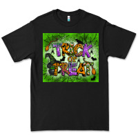 Black trick or treat tumbler Premium Tee - BundleAndBundleShop