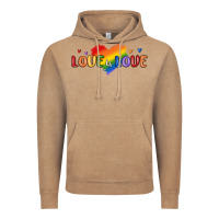 Vintage Coffee love is love lgbtq Vintage Hoodie - MaliasSmallBusiness