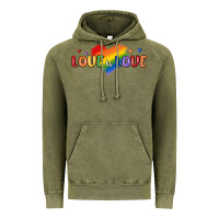 Vintage Olive love is love lgbtq Vintage Hoodie - MaliasSmallBusiness