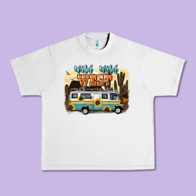 Wild Wild West Urban Heavy Tee Designed By Nancycooperartshop