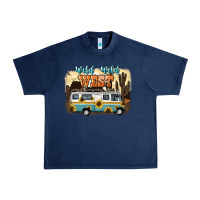 Navy wild wild west Urban Heavy Tee - NancyCooperArtShop