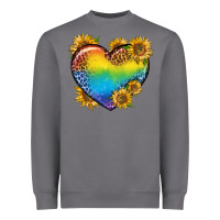 Storm Pride Heart And Sunflower Heavyweight Sweatshirt - BundleAndBundleShop