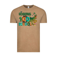 Vintage Coffee roaring into 100 day of school Vintage Tee - MaliasSmallBusiness