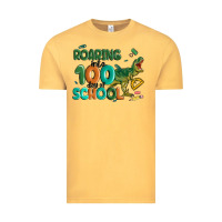 Vintage Mustard roaring into 100 day of school Vintage Tee - MaliasSmallBusiness