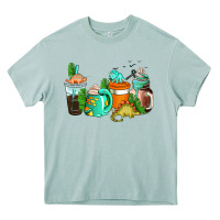 Arona dinosaur coffee cups Heavy Core Tee - AdoDesignShop