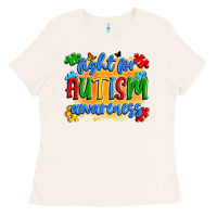 Bone fight for autism awareness Ladies Tee - Artiststas