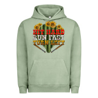 Hit Hard Run Fast Turn Left Urban Hoodie | Teevron