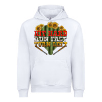 White hit hard run fast turn left Urban Hoodie - BundleAndBundleShop