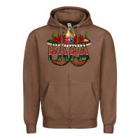 Chestnut Papa Zipper Hoodie - texasbilliewilder
