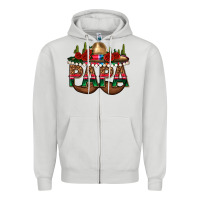Dove Grey Papa Zipper Hoodie - texasbilliewilder
