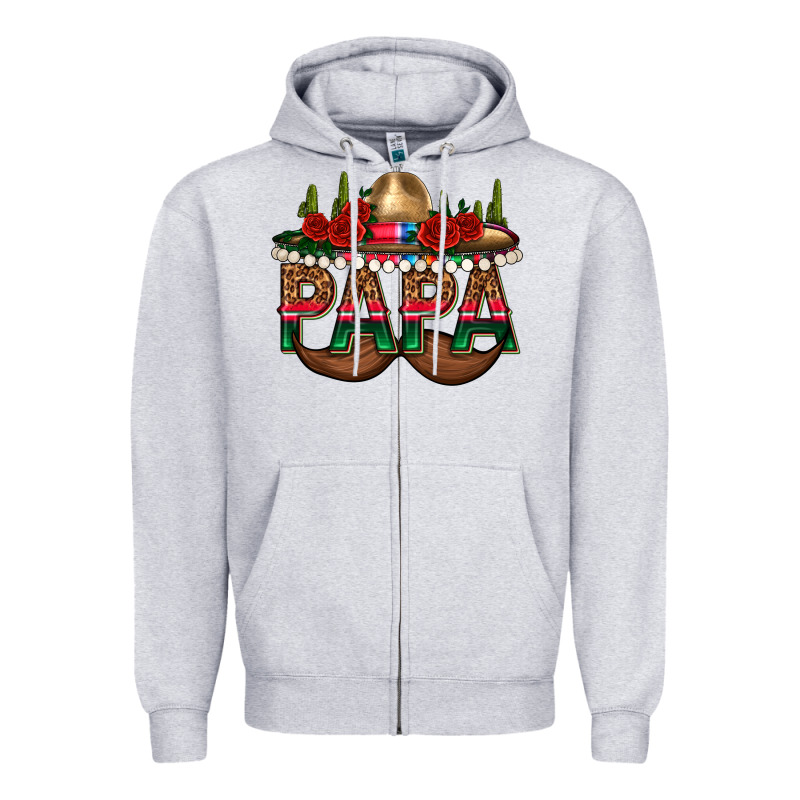 Papa Zipper Hoodie by texasbilliewilder | Teevron