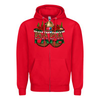 Red Papa Zipper Hoodie - texasbilliewilder
