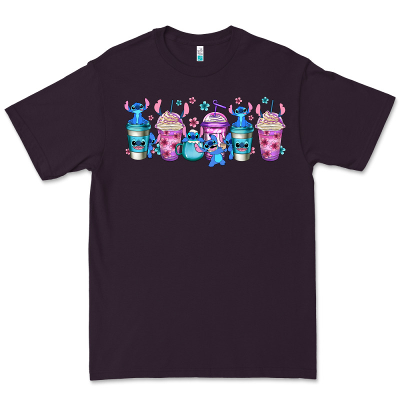 Stitch Coffee Cups Libbey Glass Premium Tee by Jasminsmagicworld | Teevron