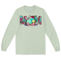 Matcha Western Mom With Easter Long Sleeve Tee - BundleAndBundleShop