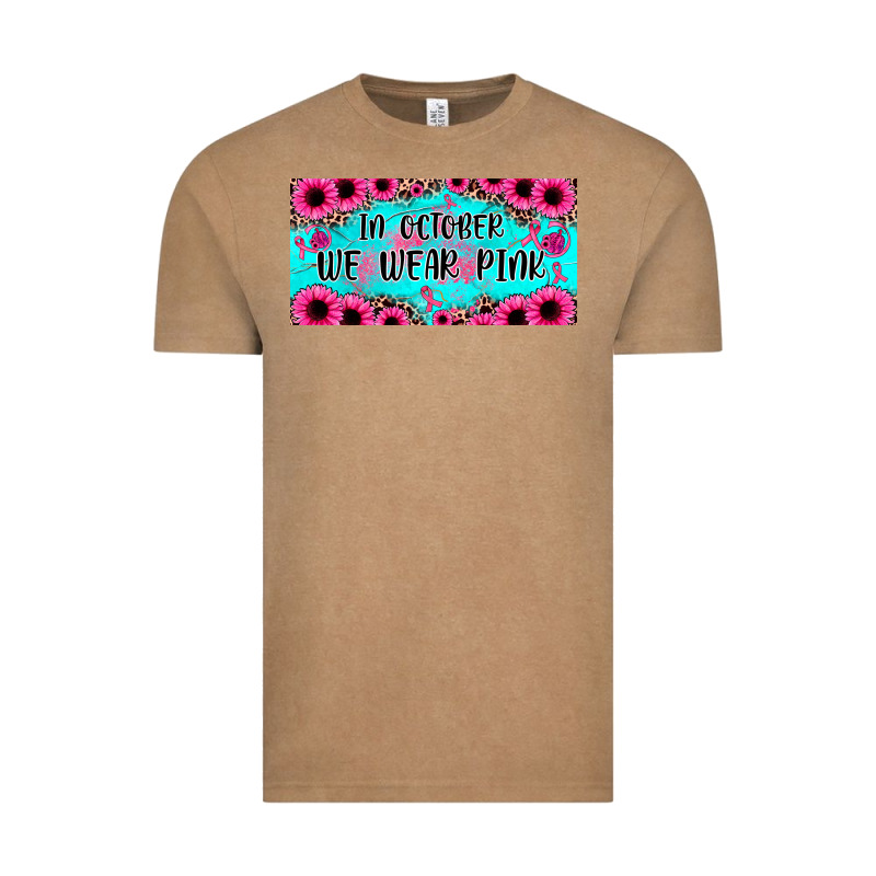 In October We Wear Pink Vintage Tee by JahusDesignShop | Teevron