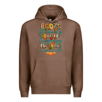 Chestnut boots flannels bonfires football Premium Hoodie - CowGirlArtShop