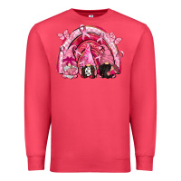 Cardinal gnomes rainbow breast cancer Premium Sweatshirt - CowGirlArtShop