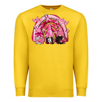 Lemon gnomes rainbow breast cancer Premium Sweatshirt - CowGirlArtShop