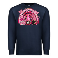 Navy gnomes rainbow breast cancer Premium Sweatshirt - CowGirlArtShop