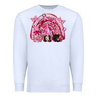 White gnomes rainbow breast cancer Premium Sweatshirt - CowGirlArtShop
