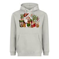 Moon Dust western santa cowboy coffe cups christmas Heavyweight Hoodie - CowGirlArtShop