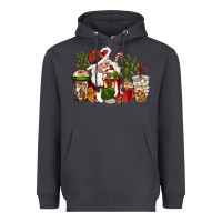 Smoke western santa cowboy coffe cups christmas Heavyweight Hoodie - CowGirlArtShop