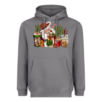 Storm western santa cowboy coffe cups christmas Heavyweight Hoodie - CowGirlArtShop