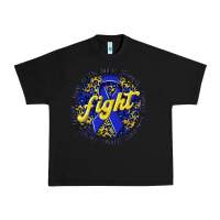 Black fight colorectal cancer Urban Heavy Tee - NancyCooperArtShop