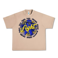 Burro fight colorectal cancer Urban Heavy Tee - NancyCooperArtShop