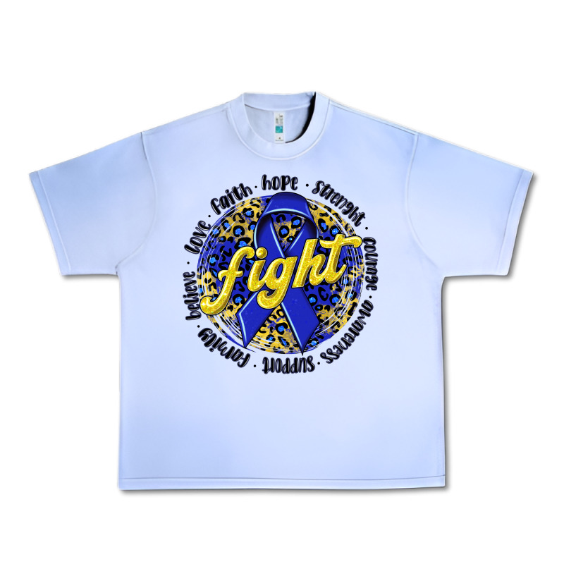 Fight Colorectal Cancer Urban Heavy Tee by NancyCooperArtShop | Teevron