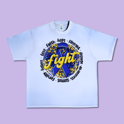 Fight Colorectal Cancer Urban Heavy Tee Designed By Nancycooperartshop