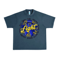 Midnight Navy fight colorectal cancer Urban Heavy Tee - NancyCooperArtShop