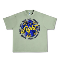 Oil Green fight colorectal cancer Urban Heavy Tee - NancyCooperArtShop