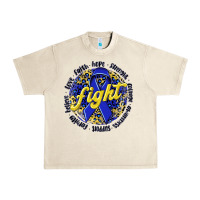 Sandshell fight colorectal cancer Urban Heavy Tee - NancyCooperArtShop