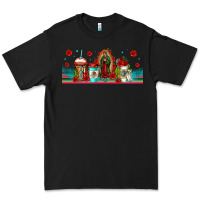 Black lady of guadalupe coffee cups libbey glass Premium Tee - Jasminsmagicworld