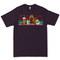 Plum lady of guadalupe coffee cups libbey glass Premium Tee - Jasminsmagicworld