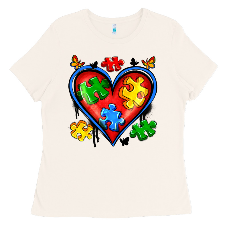 Autism Heart Ladies Tee by Artiststas | Teevron