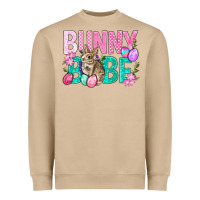 Mushroom Bunny Babe Easter Heavyweight Sweatshirt - BundleAndBundleShop