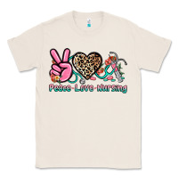 Natural peace love nursing Classic Tee - NancyCooperArtShop