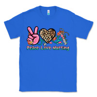 True Royal peace love nursing Classic Tee - NancyCooperArtShop